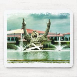 Mousepad Aterragem grande Jesus de Jesus da manteiga