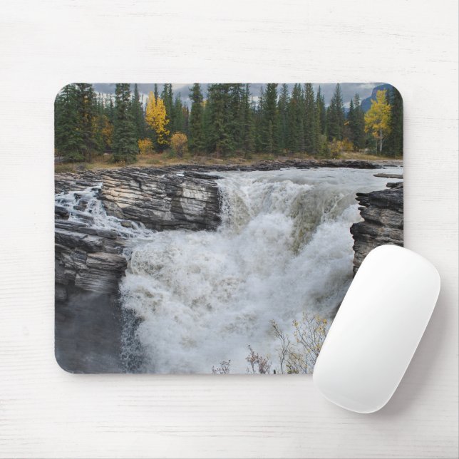Mousepad Athabasca Falls, Fotografia em cascata natural (Com mouse)