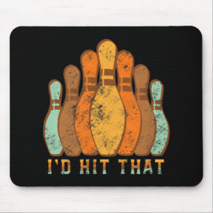 Mousepad Atingiria o presente da Boliche da Diversão Bowler