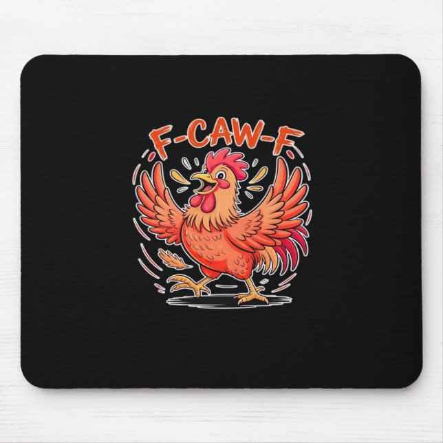 Mousepad Atitude Clássico Estilo Retro F-Caw-F (Frente)
