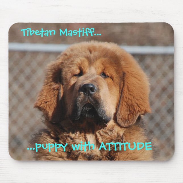 Mousepad Atitude do Mastiff tibetano (Frente)