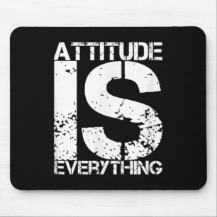 Mousepad Atitude É Tudo - Presente de Citação Inspiradora -