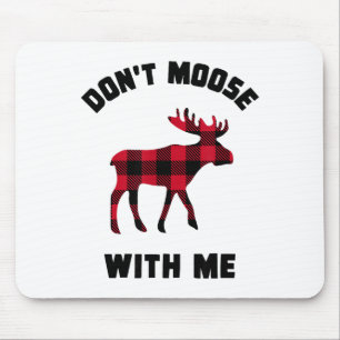 Mousepad Atitude Engraçada Não Brinque Comigo Inverno Búfal