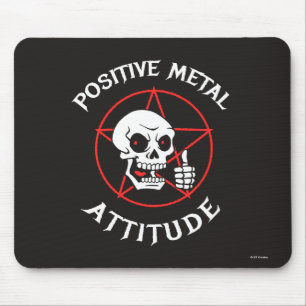 Mousepad Atitude positiva do metal