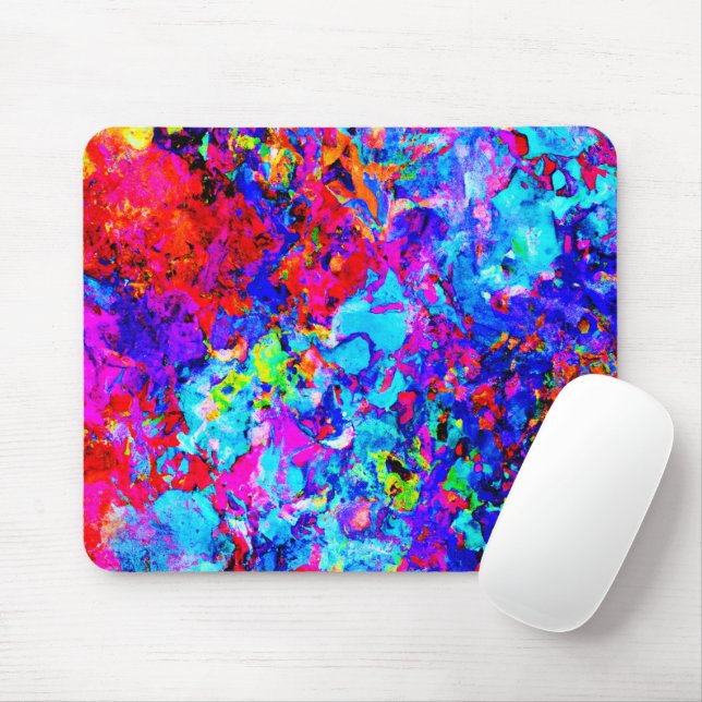 Mousepad Ativando Esquemas de Cores do Padrão de Abstrato (Com mouse)