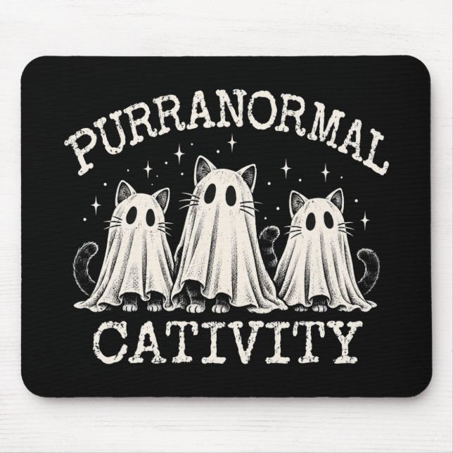 Mousepad Atividade Paranormal Felina (Frente)