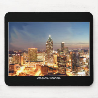 Mousepad Atlanta, Geórgia na noite - skyline bonita