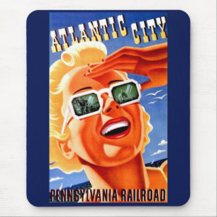Mousepad Atlantic City via Caminho de ferro da Pensilvânia