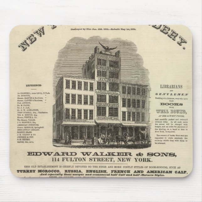 Mousepad Atlas Americano de Frontispiece Colton (Frente)