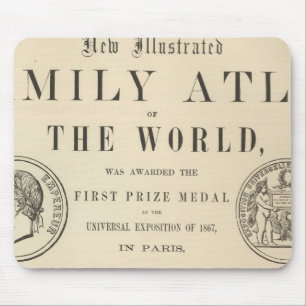 Mousepad Atlas da Família Ilustrada de Johnson