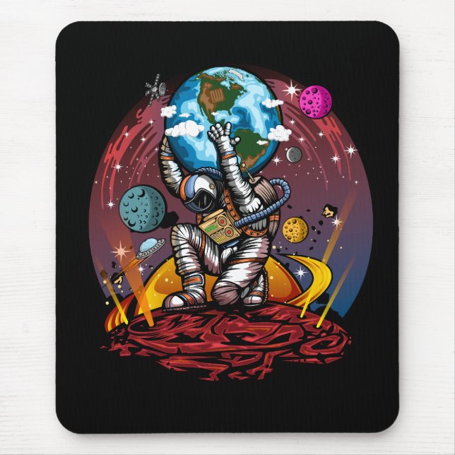 Mousepad Atlas Space Man (Frente)