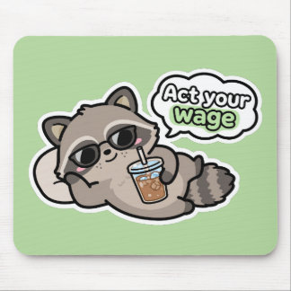 Mousepad Ato Pelo Seu Salário Rato de Estimação Almofada do
