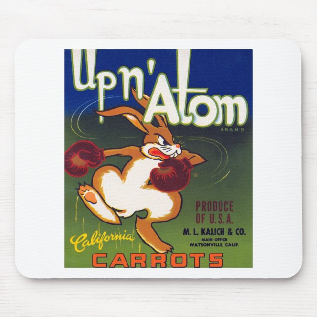 Mousepad Atom California Carrots (Frente)