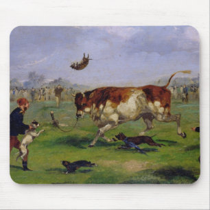 Mousepad Atracção de Bull (óleo no papel colocado no