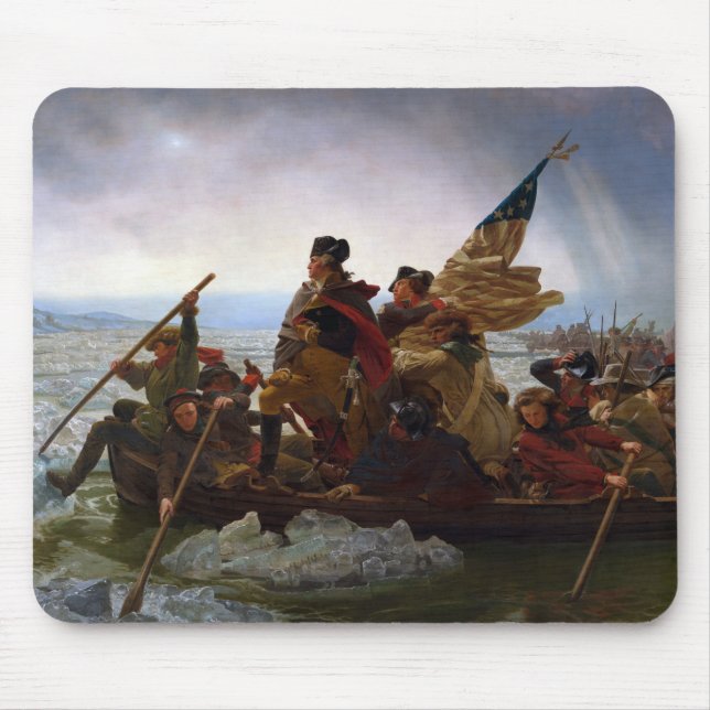 Mousepad Atravessando o rio Delaware, George Washington (Frente)