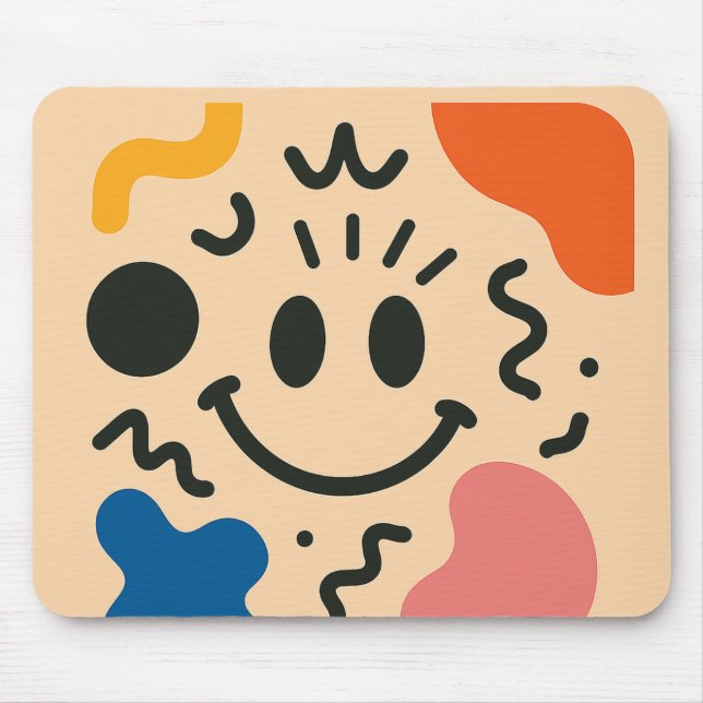 Mousepad "Atualize a sua mesa: um design de bloco de notas  (Frente)