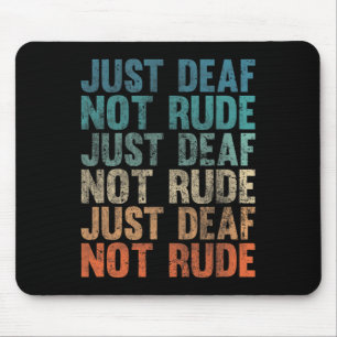 Mousepad Audição Imparada de Consciência dos Deficientes Au
