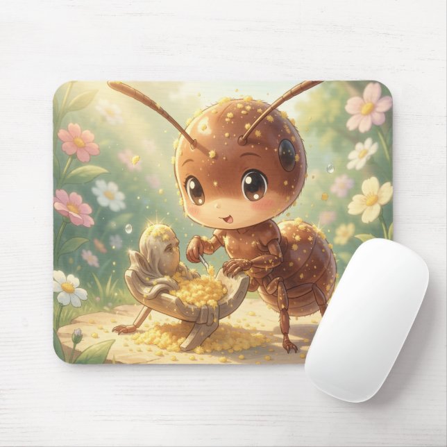 Mousepad Auf den Spuren des Blütengoldes (Com mouse)