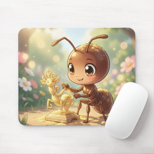 Mousepad Auf den Spuren des Blütengoldes.1 (Com mouse)