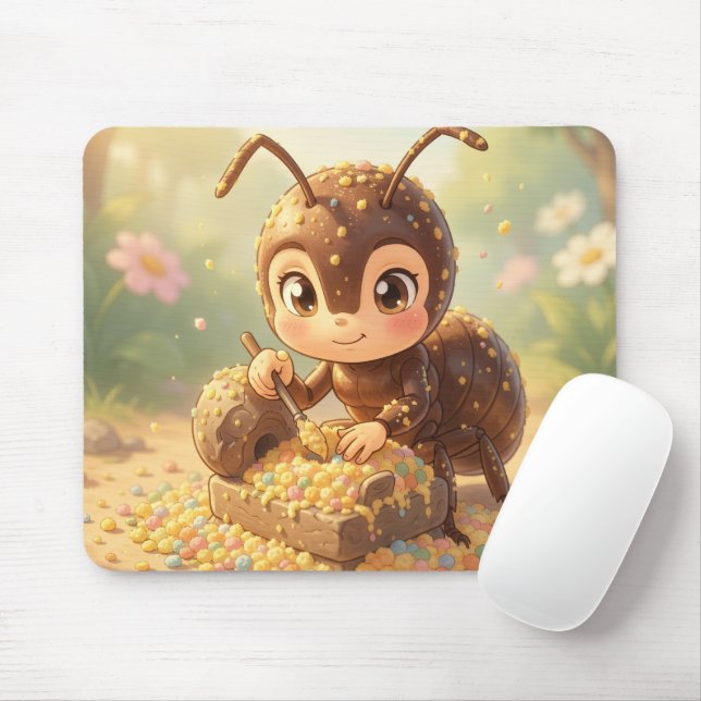 Mousepad Auf den Spuren des Blütengoldes.3 (Com mouse)