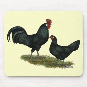 Mousepad Augsburger Chickens