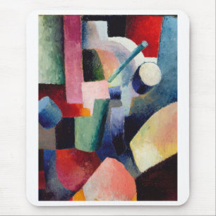 Mousepad August Macke, Composição Colorida de Formulários