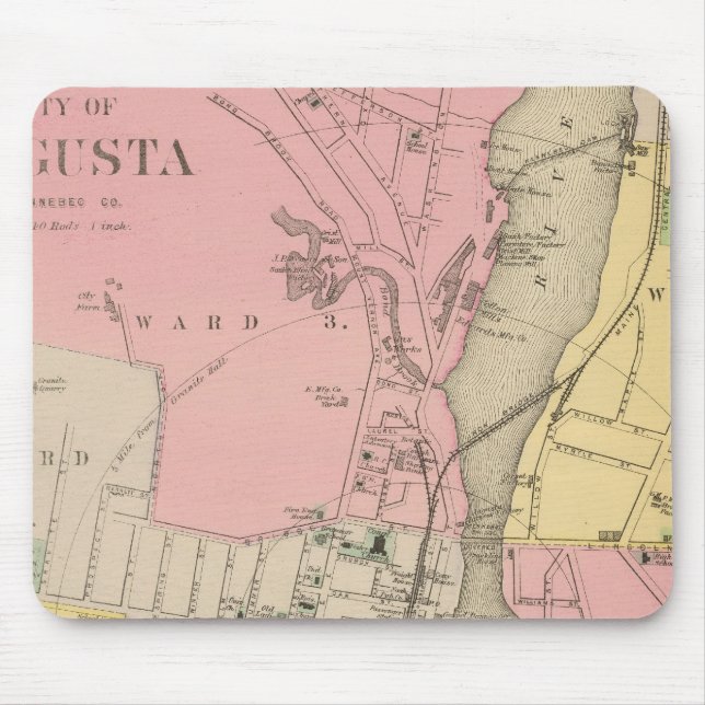 Mousepad Augusta, Kennebec Co (Frente)