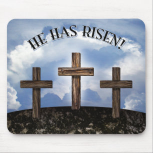 Mousepad Aumentou 3 cruzes ásperas