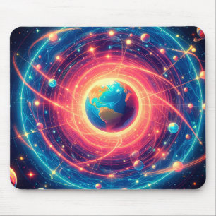 Mousepad Aura da Terra e a Lei Visível da Atração