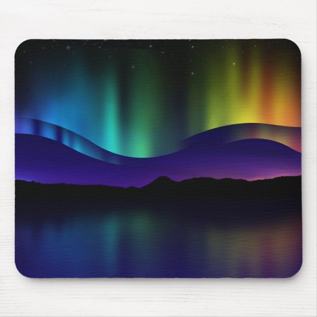 Mousepad Aurora boreal (Frente)