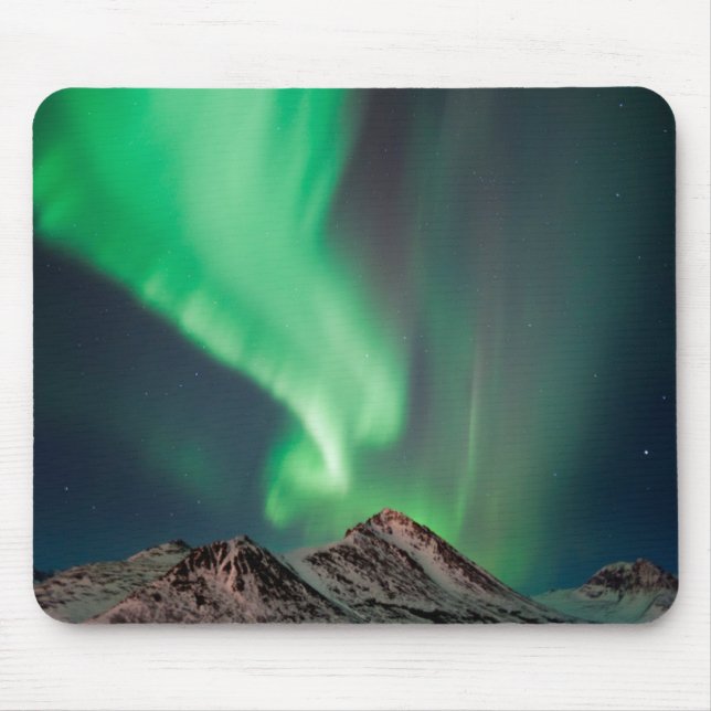 Mousepad Aurora Boreal | Anchorage, Alasca (Frente)