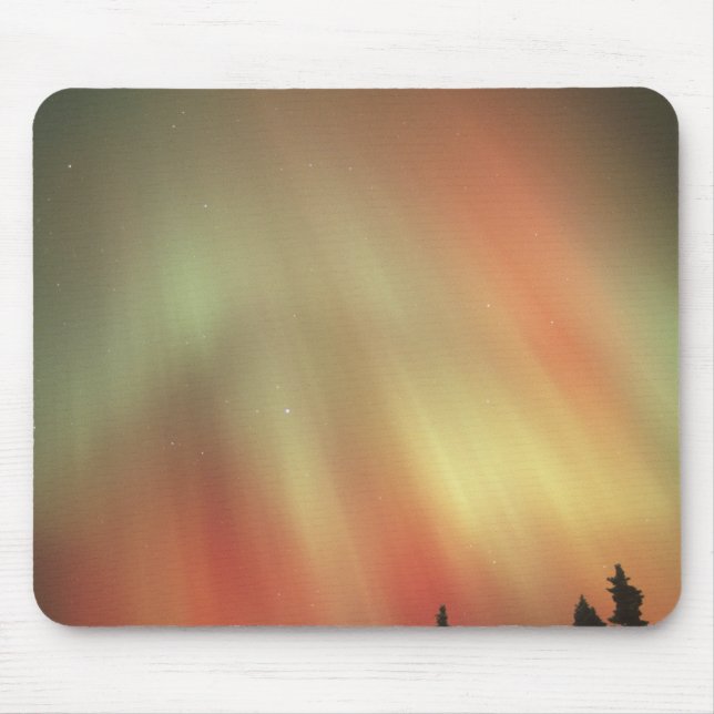 Mousepad Aurora Boreal, Luzes do Norte, Fairbanks (Frente)