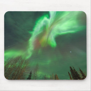 Mousepad Aurora Boreal Luzes do Norte Fairbanks