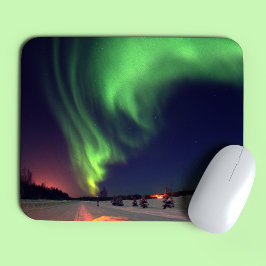 Mousepad Aurora Boreal no Bear Lake