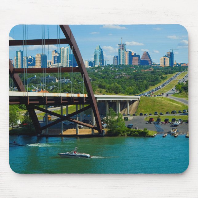 Mousepad Austin, Texas a partir da Ponte 360 (Frente)