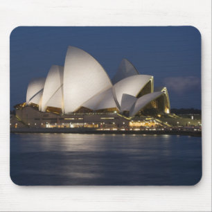 Mousepad Austrália, Sydney. Casa da Ópera à noite em
