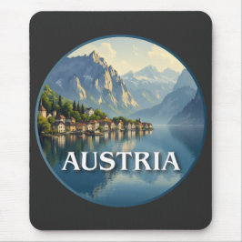 Mousepad Áustria Hallstatt União Europeia