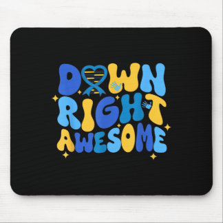Mousepad Autism adhd down syndrome awareness 321 down right