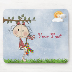 Mousepad Autism^ Adicione Seu Bloco De Texto
