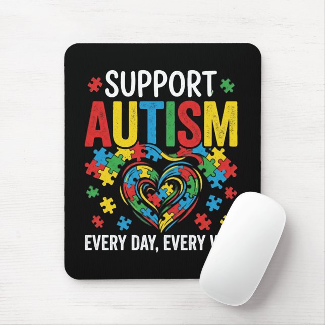 Mousepad Autism awareness (Com mouse)