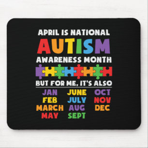 Mousepad Autismo Aconselhamento Suporta Crianças Autismo Pa