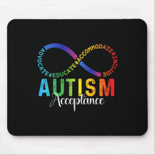Mousepad Autismo Advertência Aceitação Infinidade Símbolo A