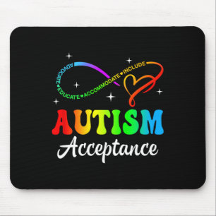Mousepad Autismo Consciência Aceitação Infinidade Símbolo H