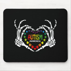Mousepad Autismo Consciência Amor Quebra-cabeça Coração Cav