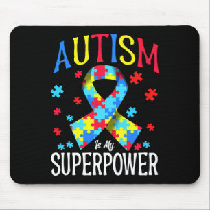 Mousepad Autismo Consciência É Minha Superpotência Quebra-c