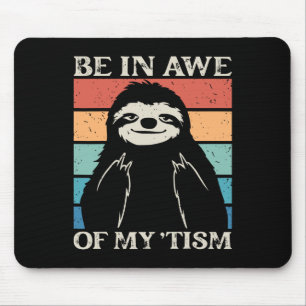 Mousepad Autismo Engraçado Estar Atento Ao Meu Tema Memória