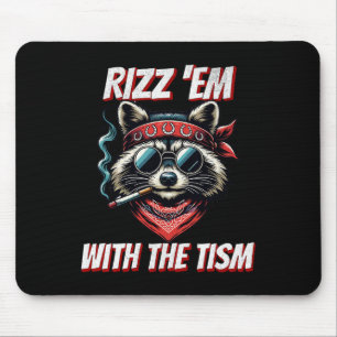 Mousepad Autismo Engraçado Rizz Em Com O Tismo Meme Autista