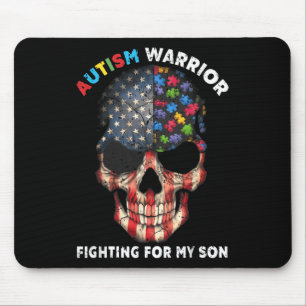 Mousepad Autismo Guerreiro Lutando Por Meu Filho Oferece Pr