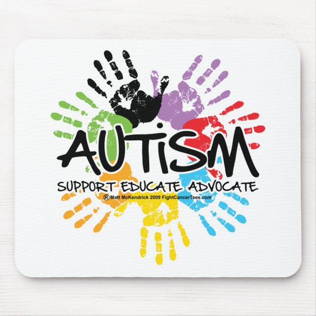 Mousepad Autismo Handprint (Frente)