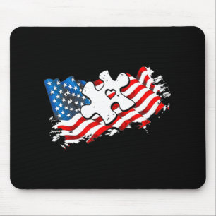 Mousepad Autismo Quebra-cabeça do Autismo de Sensibilização
